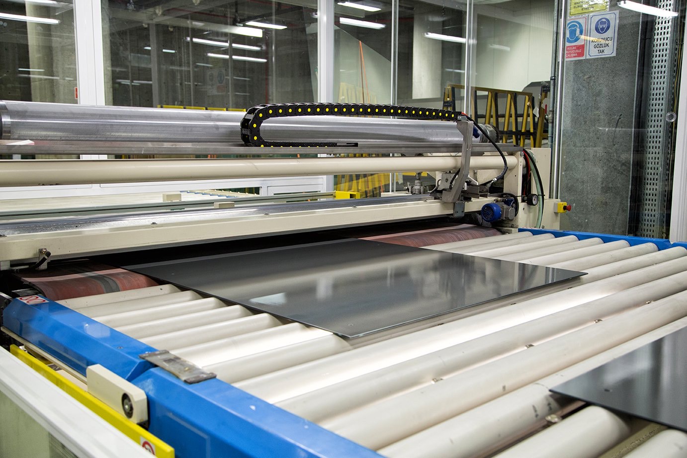 Emaye Basqılı Boya Şüşə Nümunəsi 12