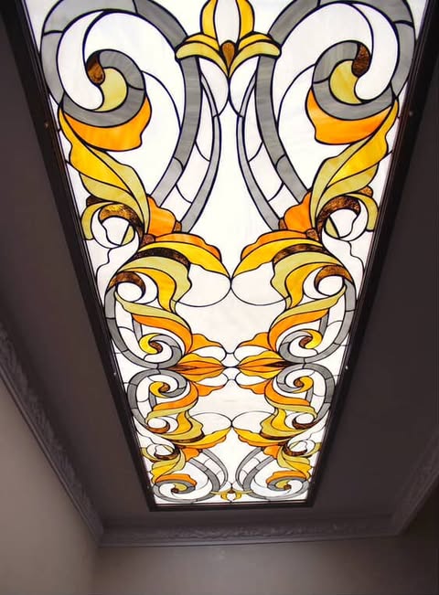 Vitraj Şüşə Nümunəsi 4